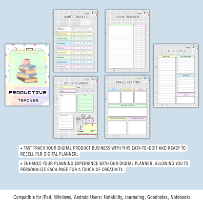 My Planner | 102+ Pages | PLR & MRR | GoodNotes & PDF